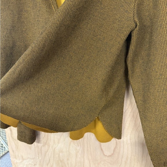 Urban Outfitters Mustard V-Neck Sweater - Picture 5 of 8